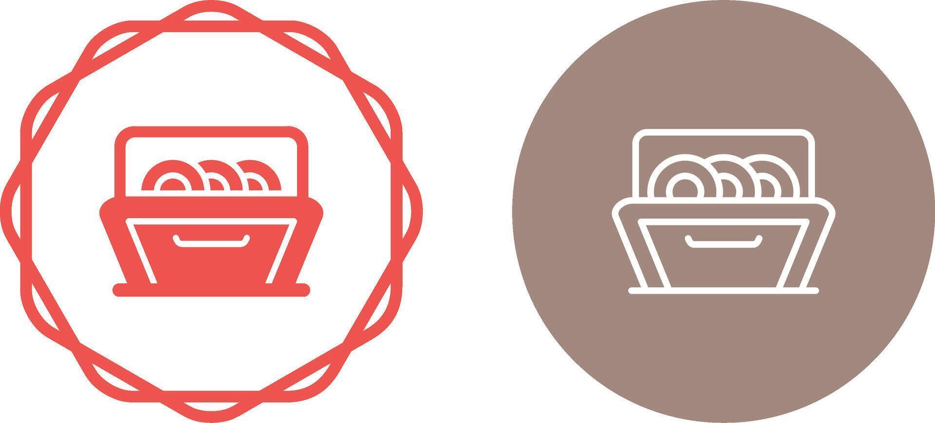 Dishwasher Vector Icon