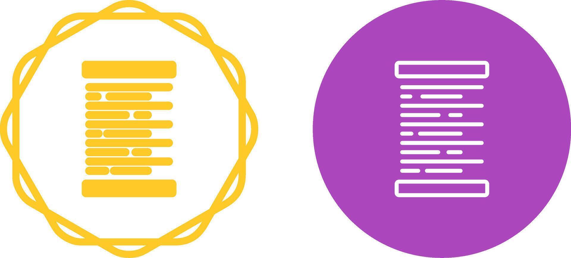 Right Alignment Vector Icon