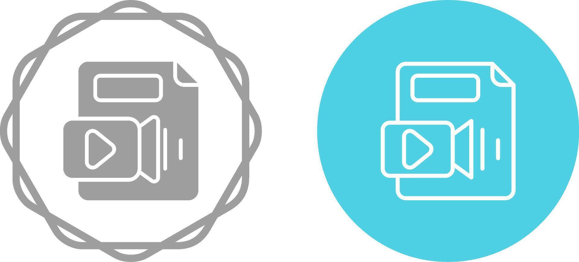 Video File Vector Icon