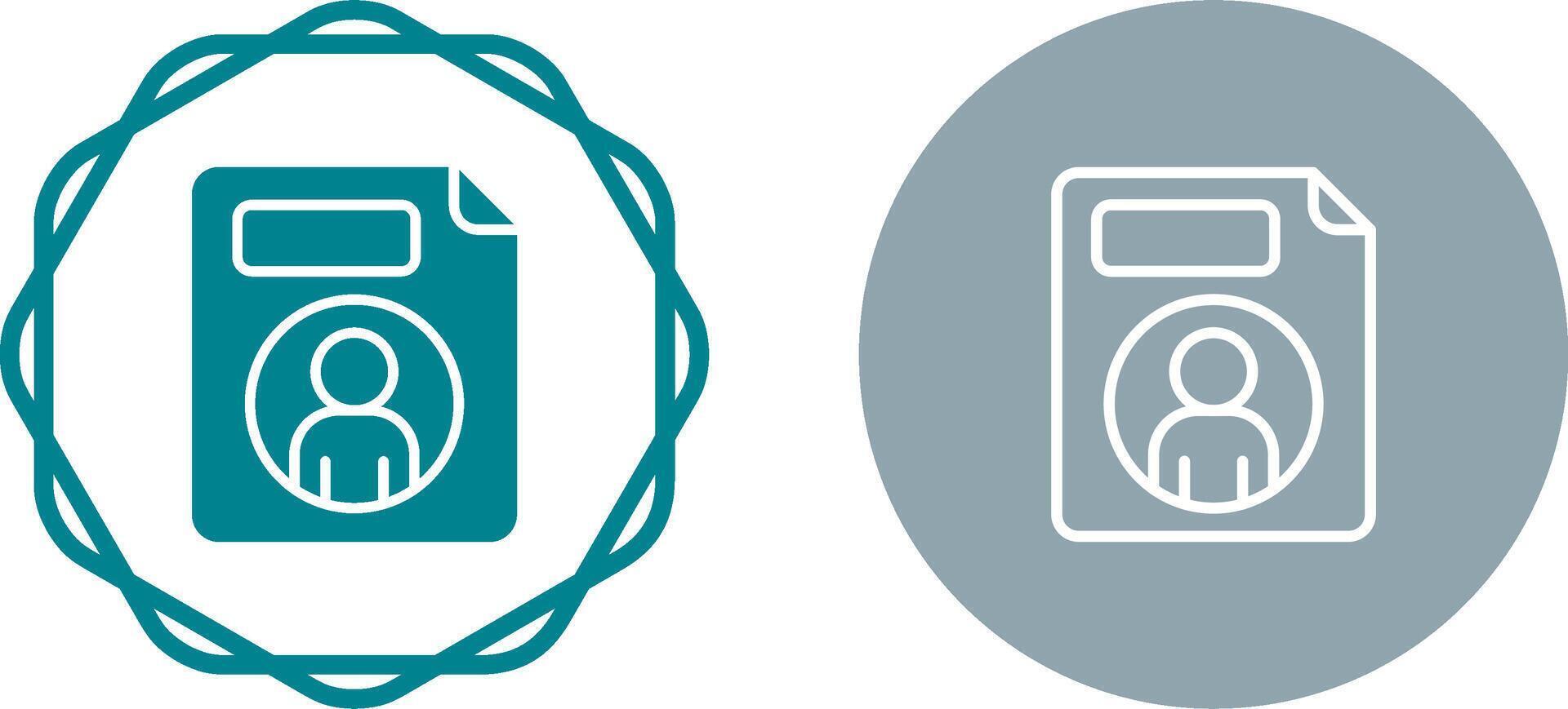 Personal File Vector Icon