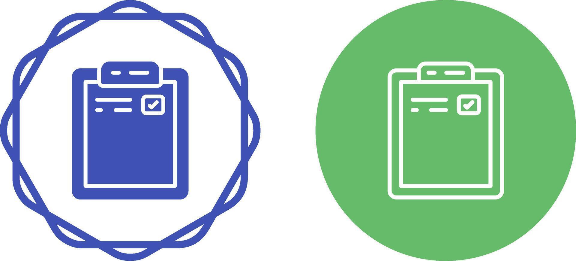Clipboard Vector Icon