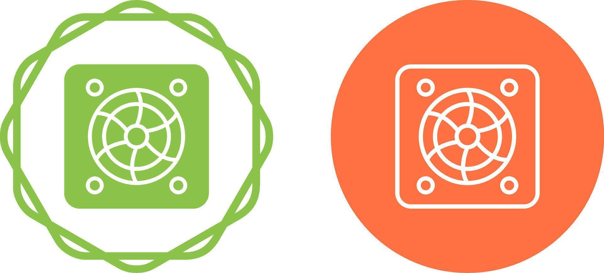 Cooling Fan Vector Icon