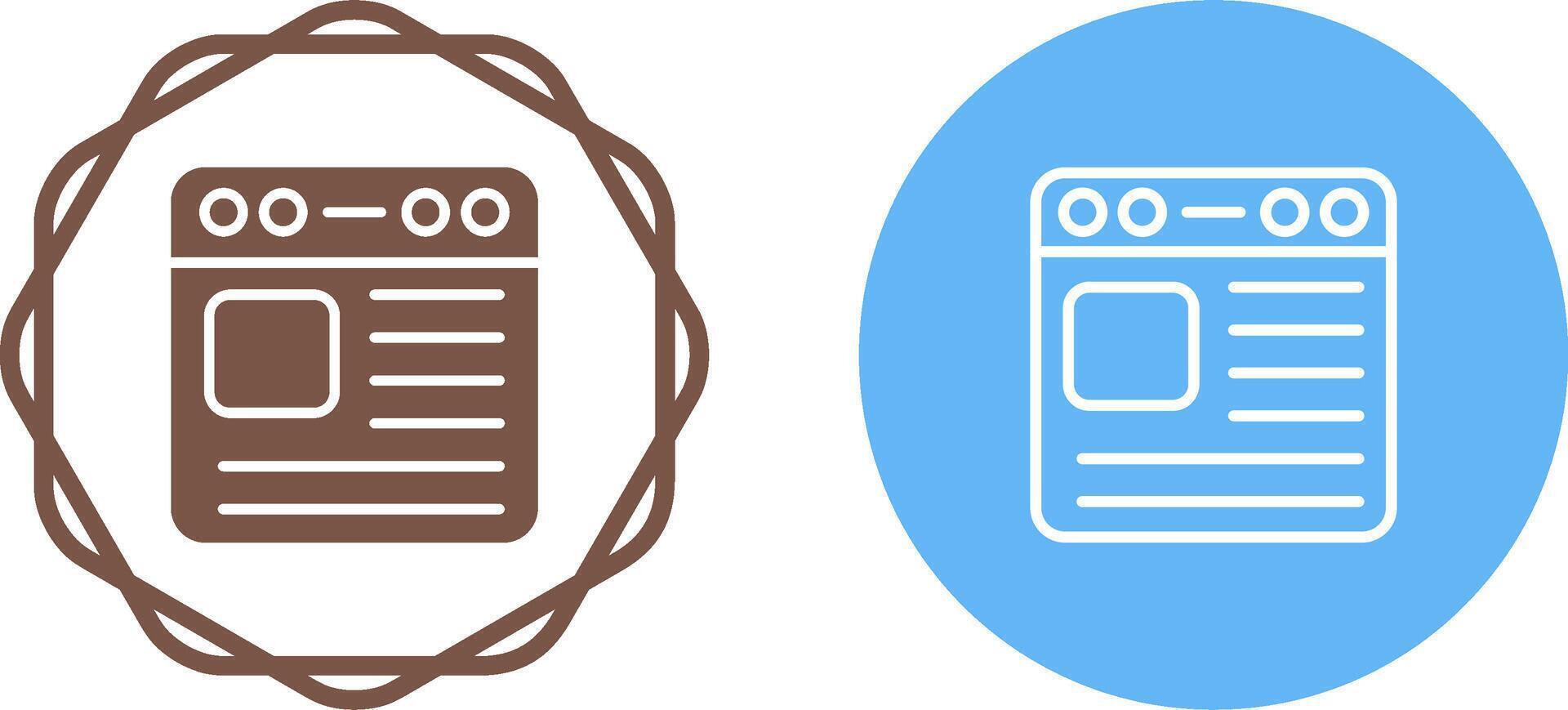 Browser Vector Icon