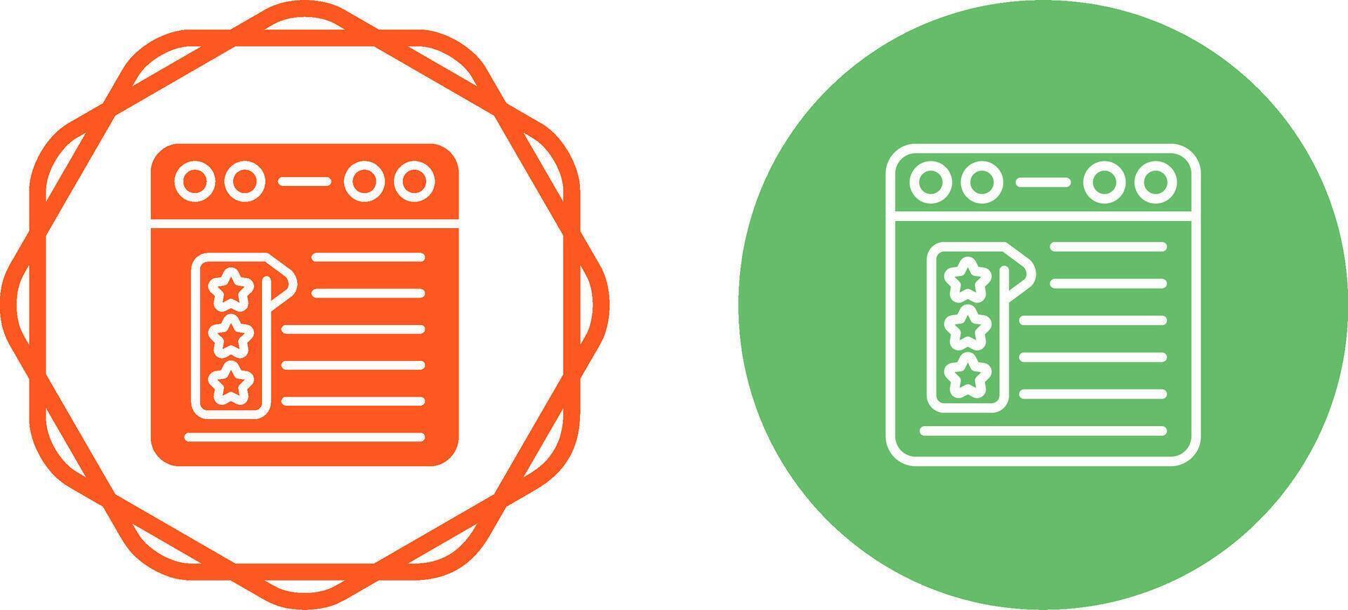 Review Vector Icon