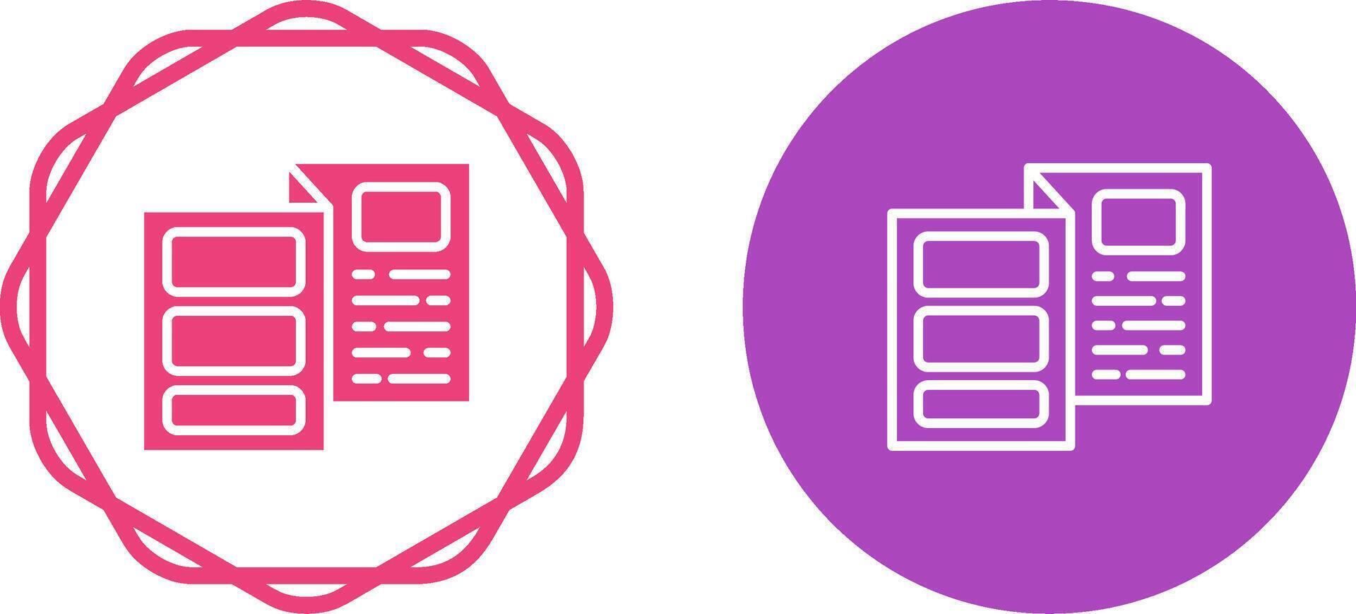 Brochure Vector Icon