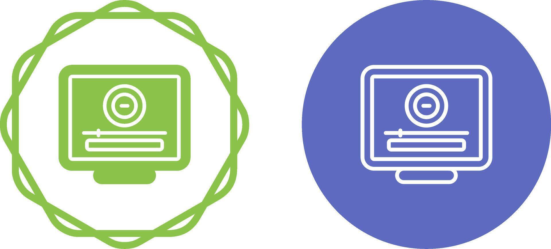 Desktop Computer Vector Icon