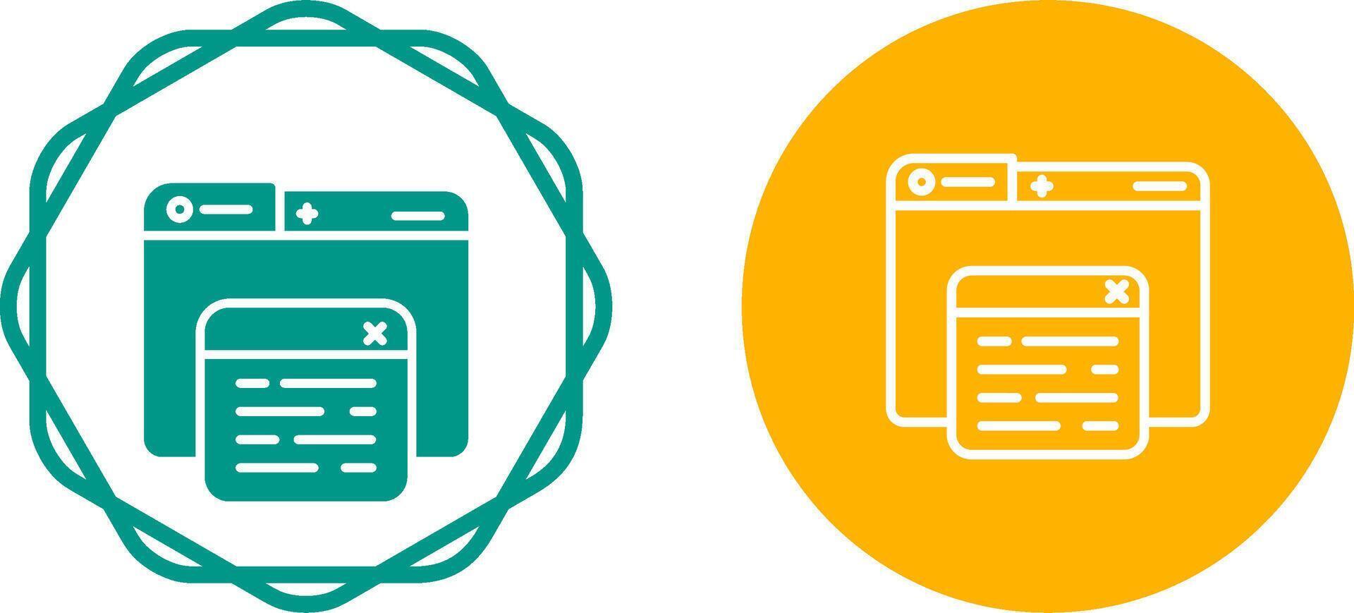 Pop Up Vector Icon