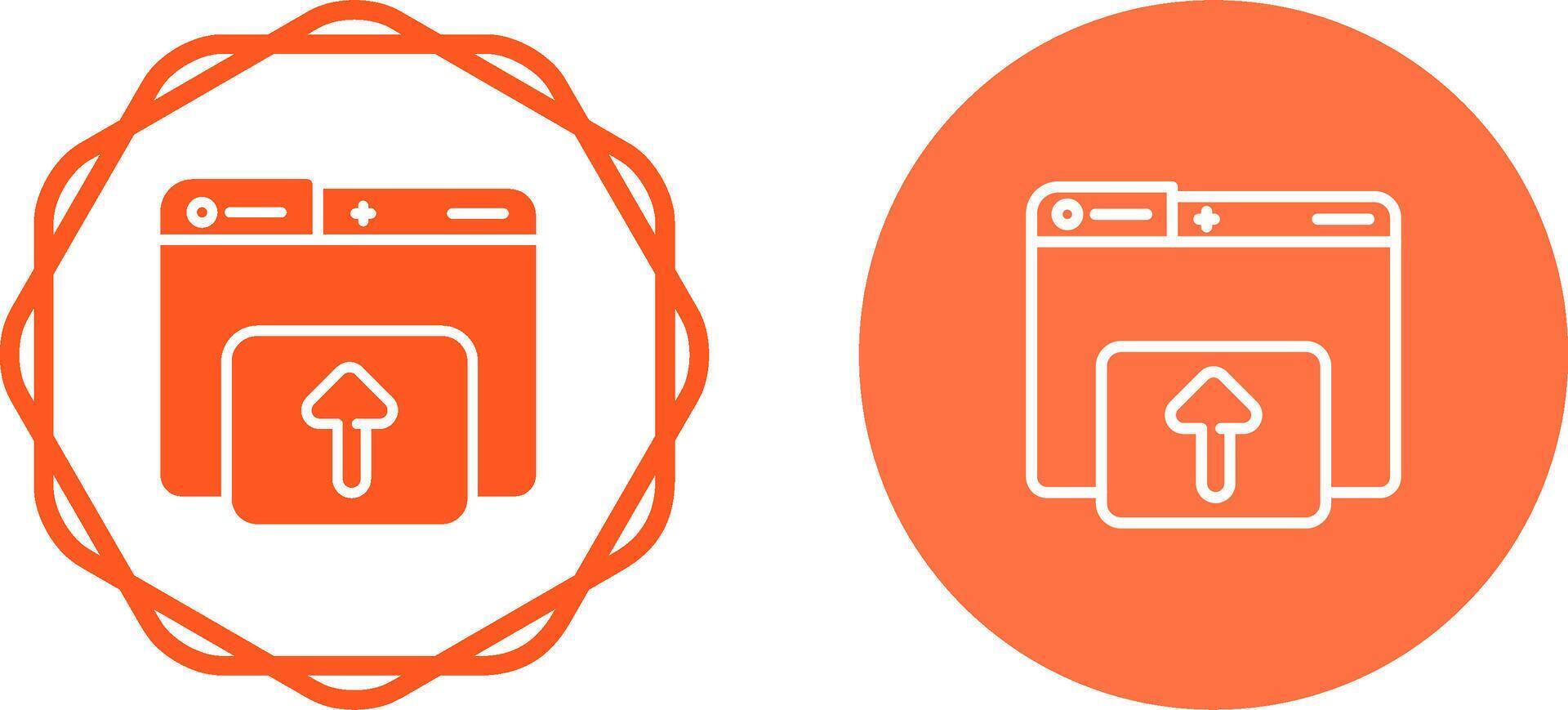 Uploading Vector Icon