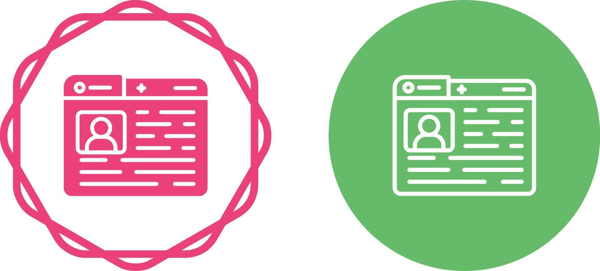 Profile Vector Icon