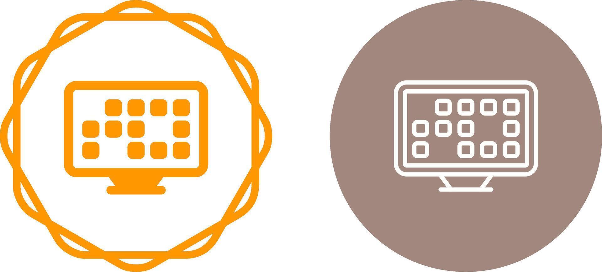 Desktop Vector Icon