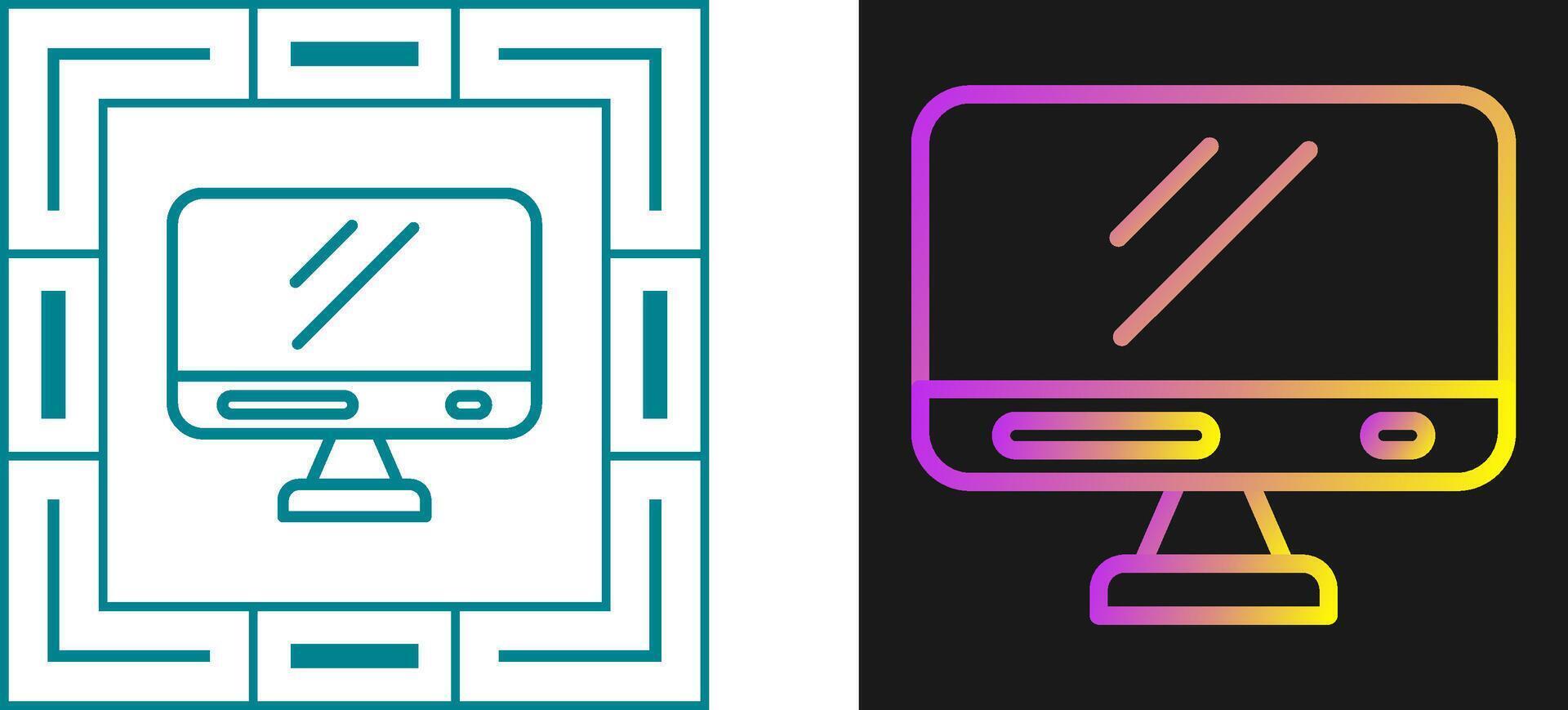 Monitor Vector Icon