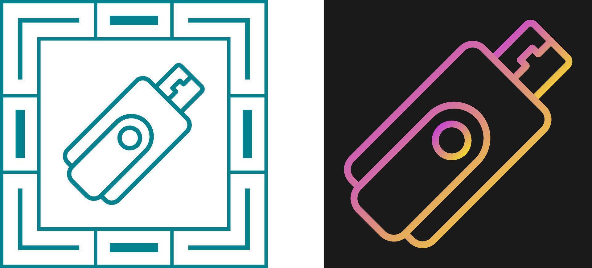 Flash Drive Vector Icon