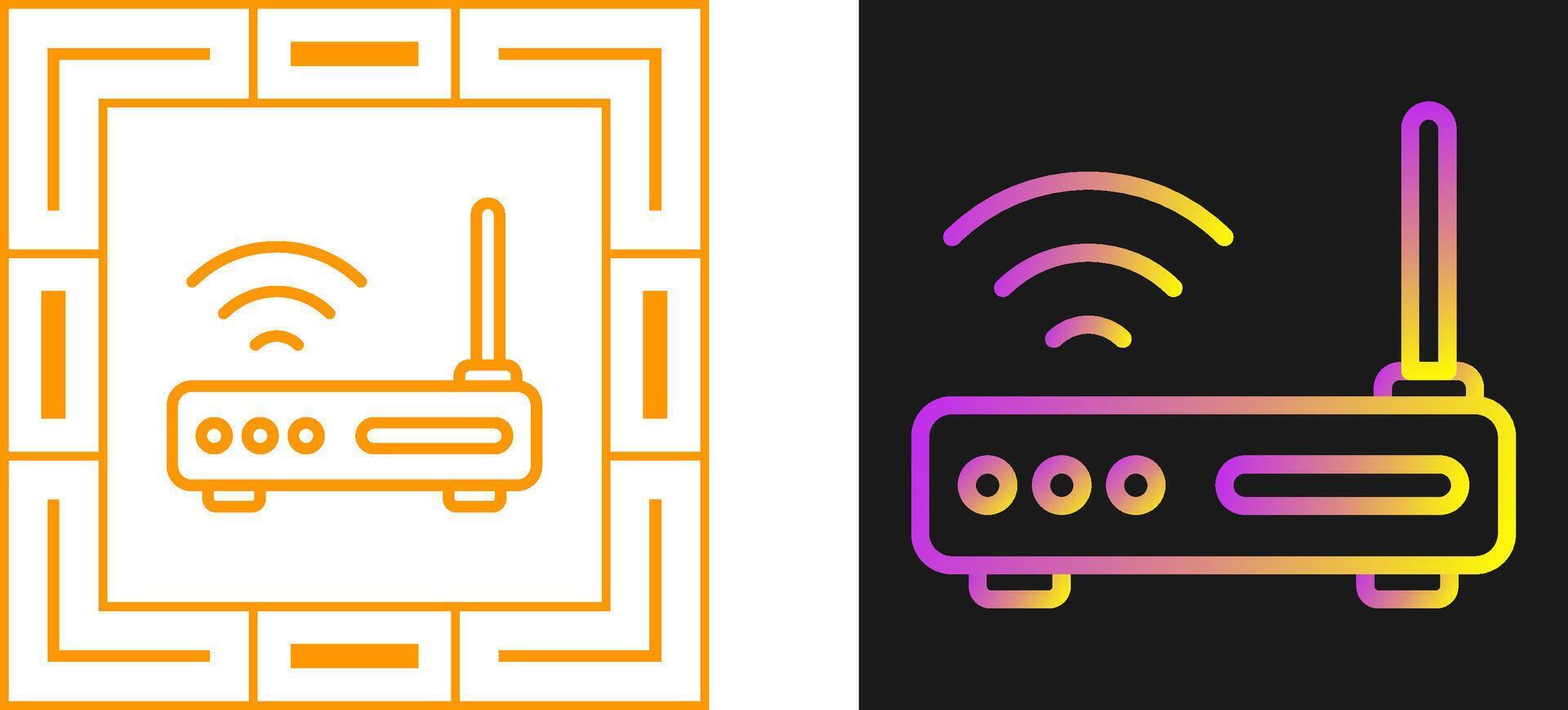 Wi-Fi Router Vector Icon