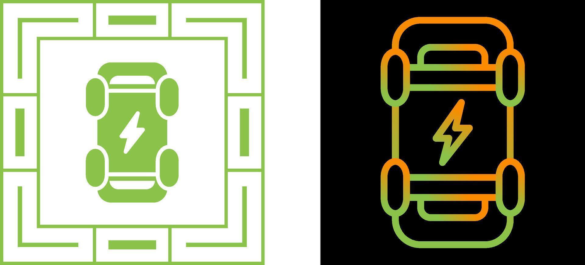 Electric Skateboard Vector Icon