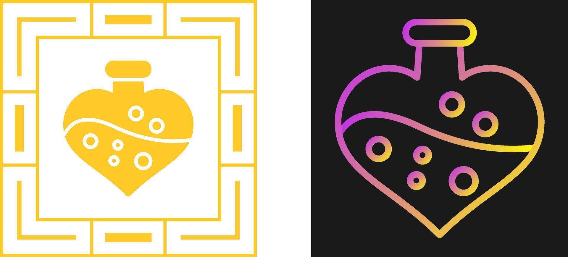 Love potion cocktail Vector Icon