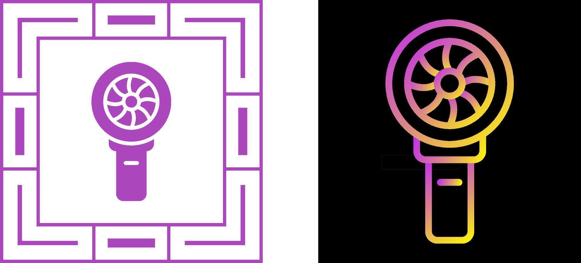 Portable fan Vector Icon