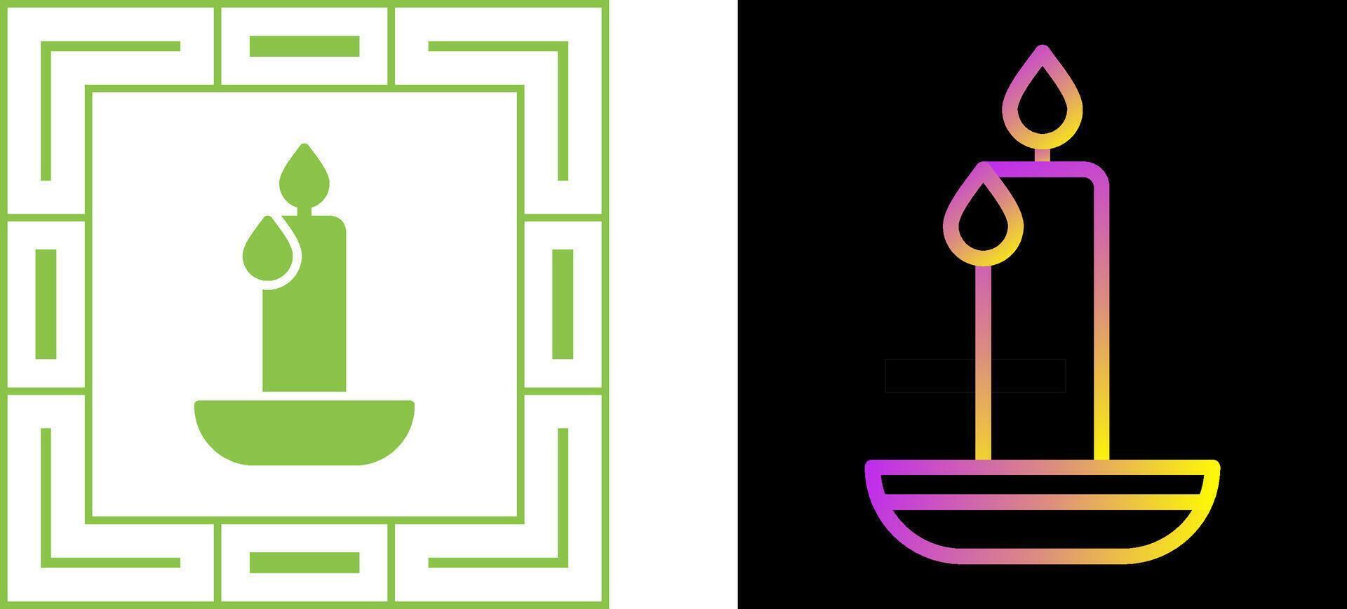 Emergency candle Vector Icon