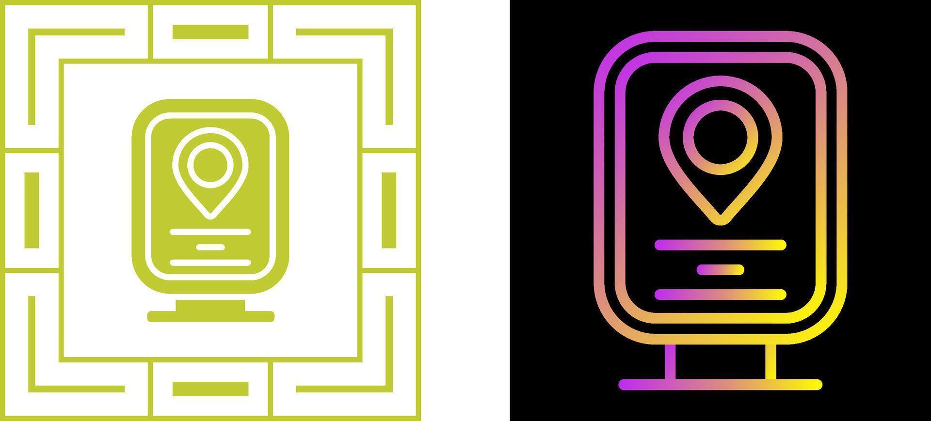 Interactive Display Vector Icon