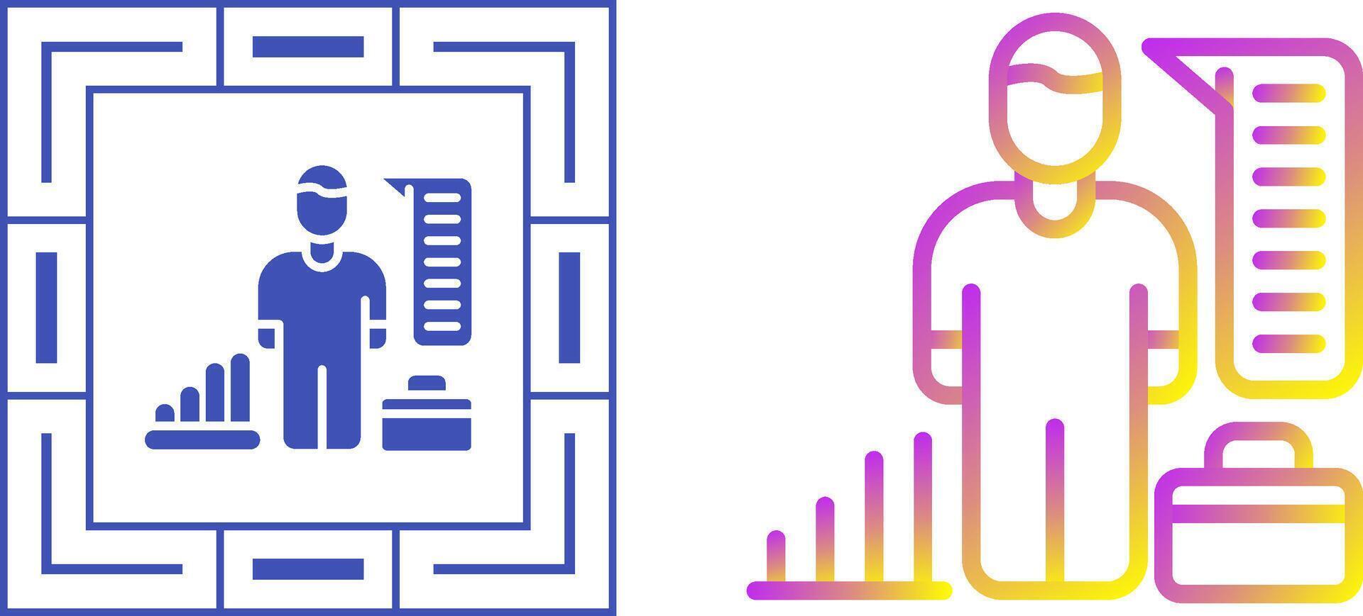 HR Analytics Vector Icon