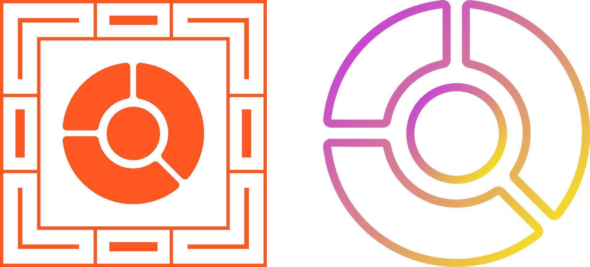 Pie Graph Vector Icon