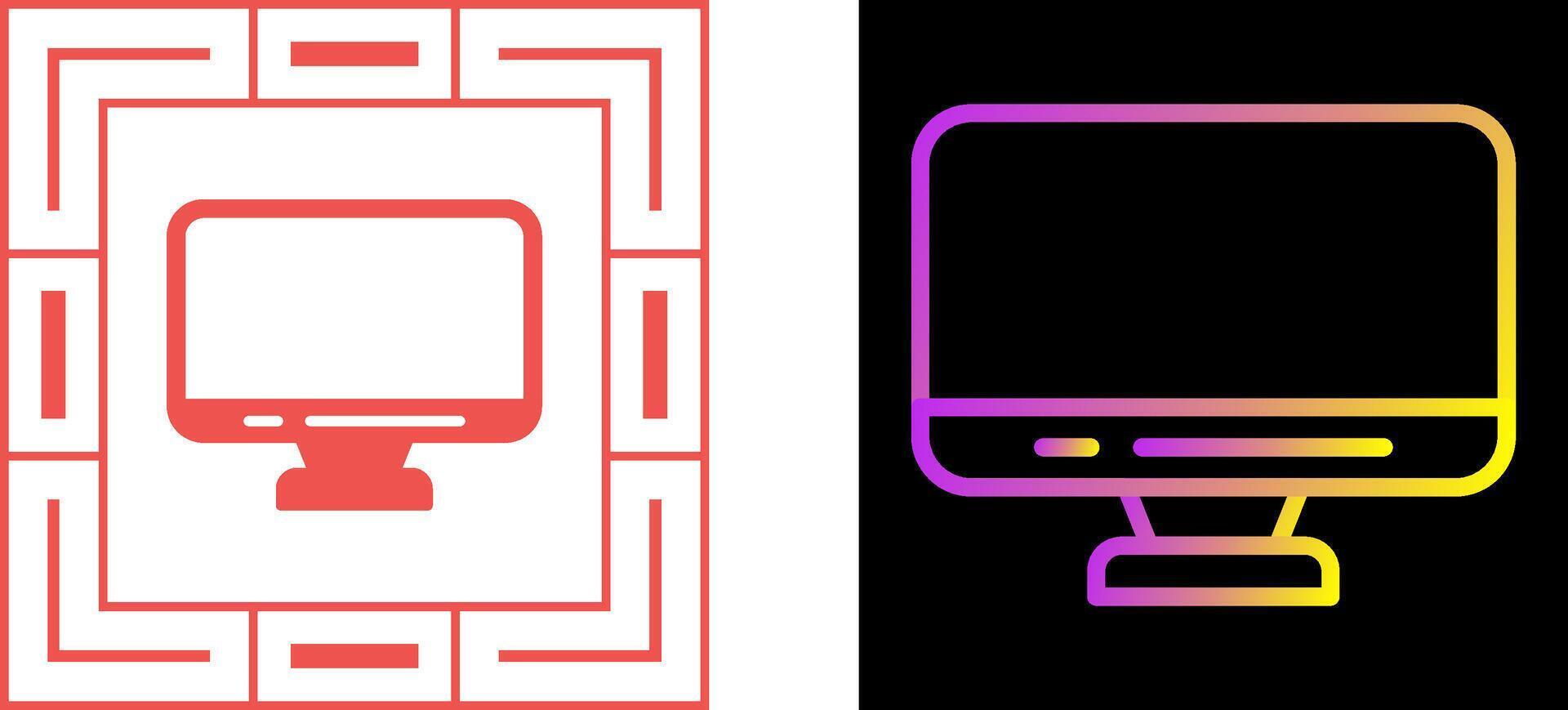Monitor Vector Icon