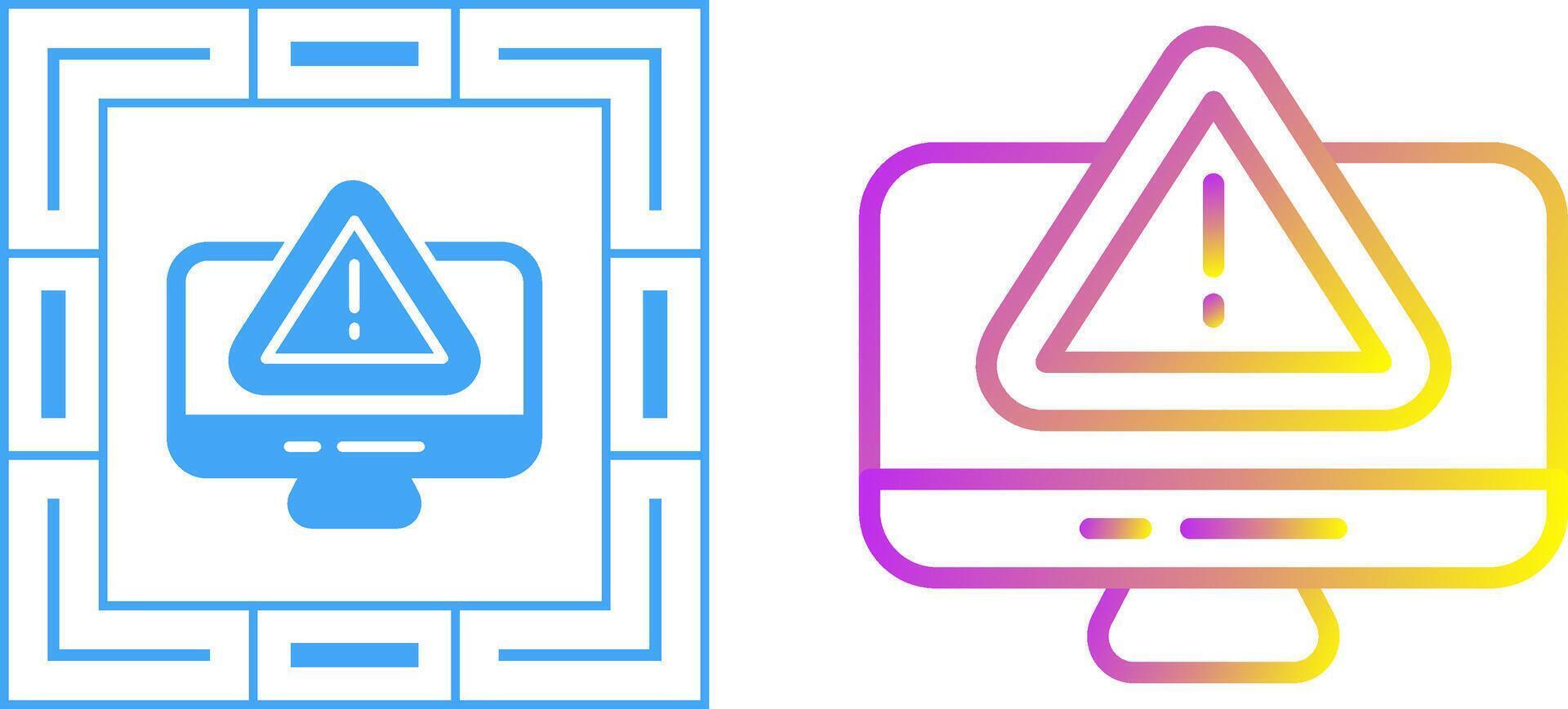 Cyber Danger Vector Icon