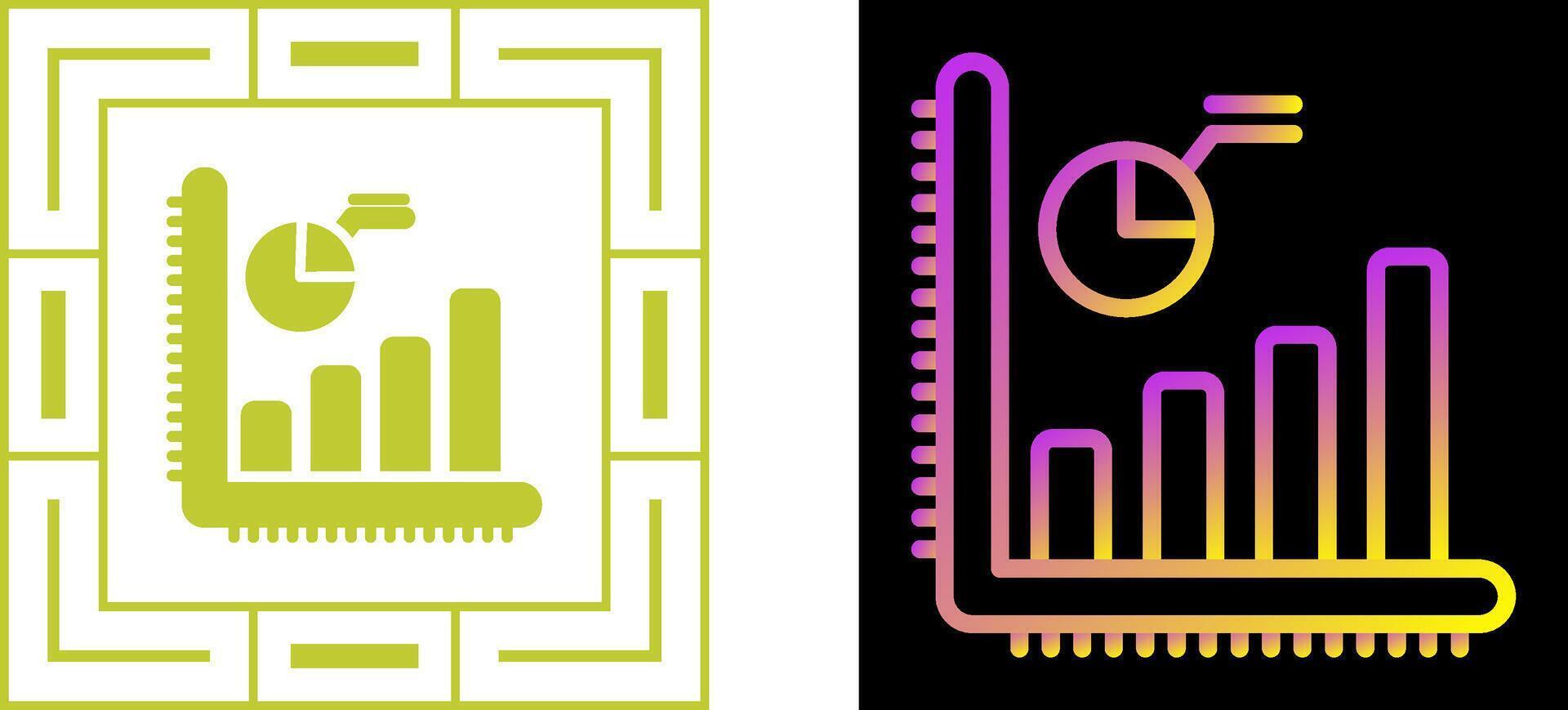 Graph Vector Icon