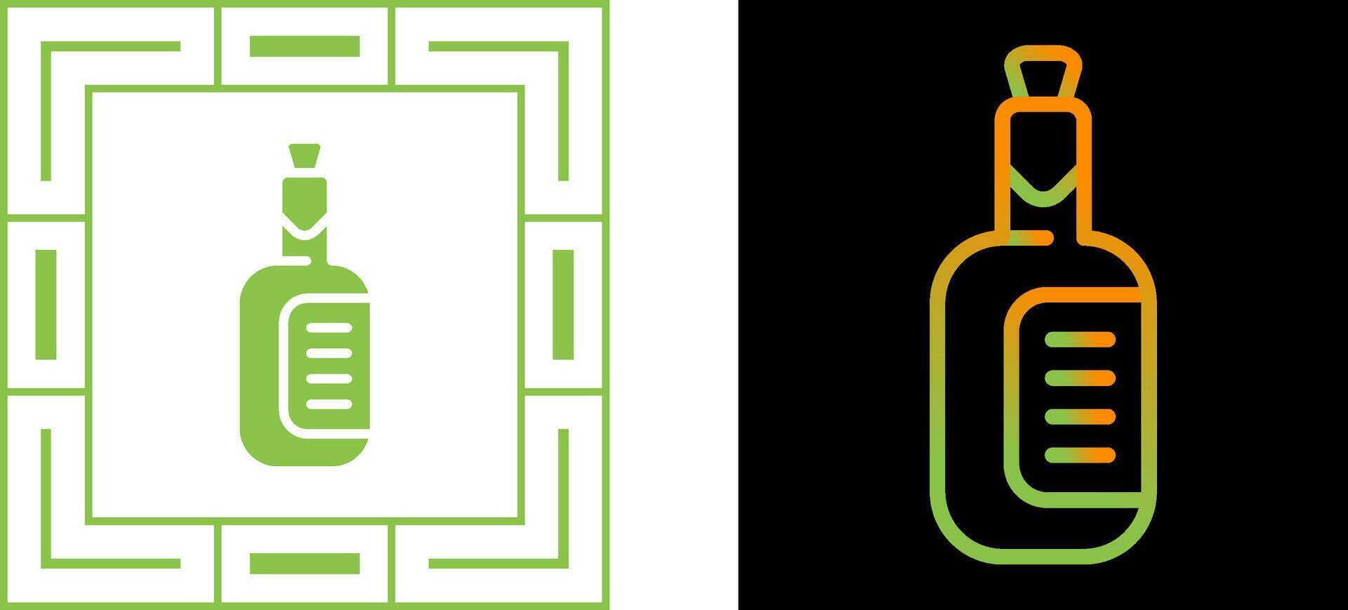 Champagne bottle Vector Icon