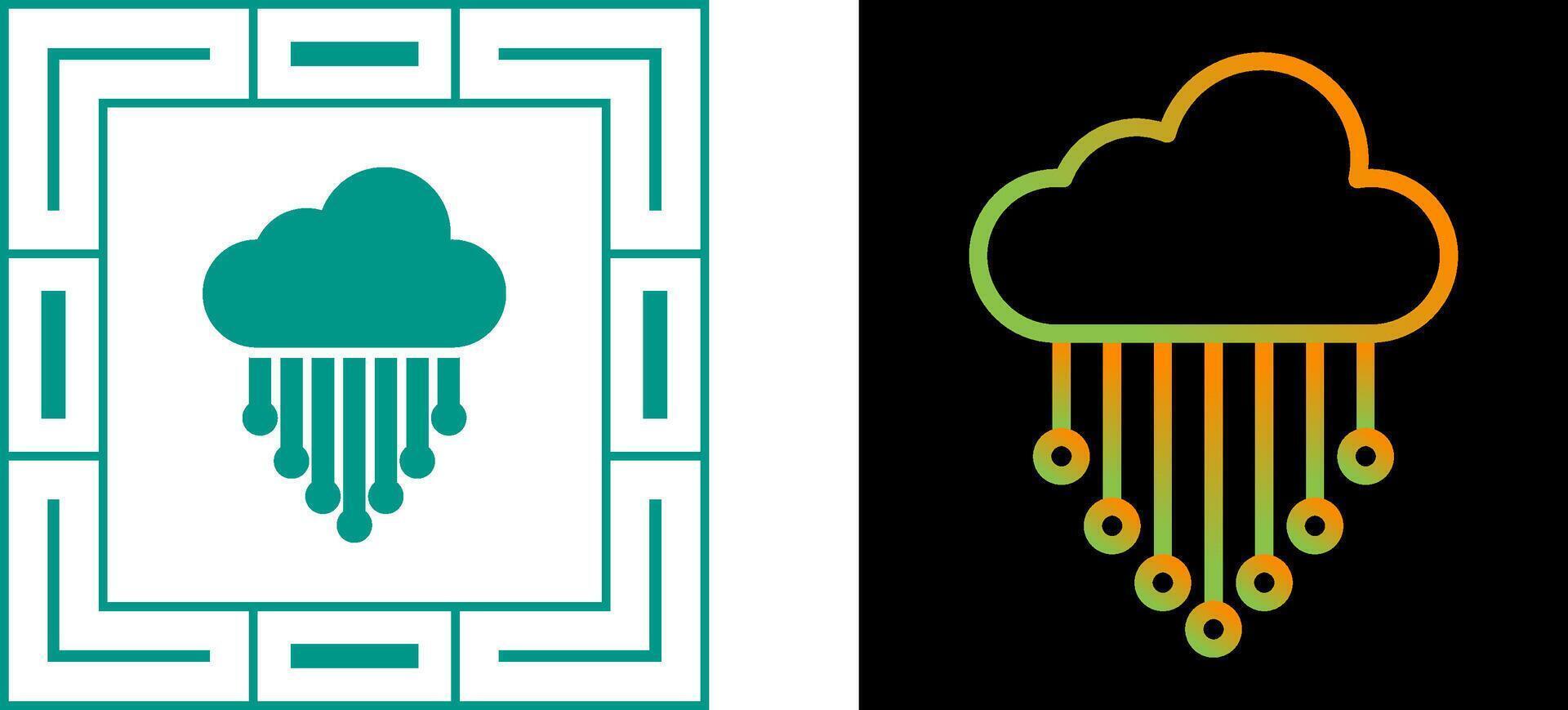 Cloud Integration Vector Icon