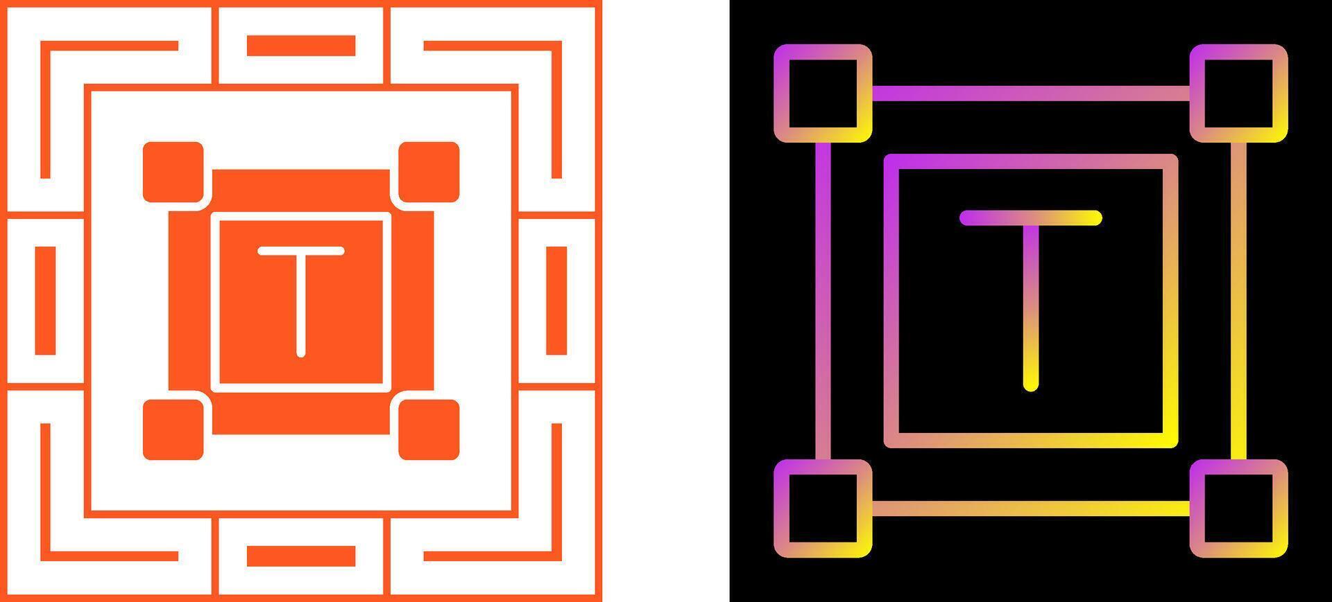 Font Design Vector Icon