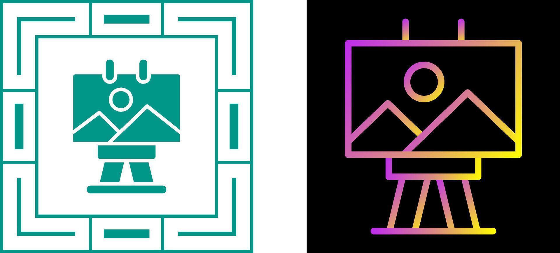 Canvas Vector Icon