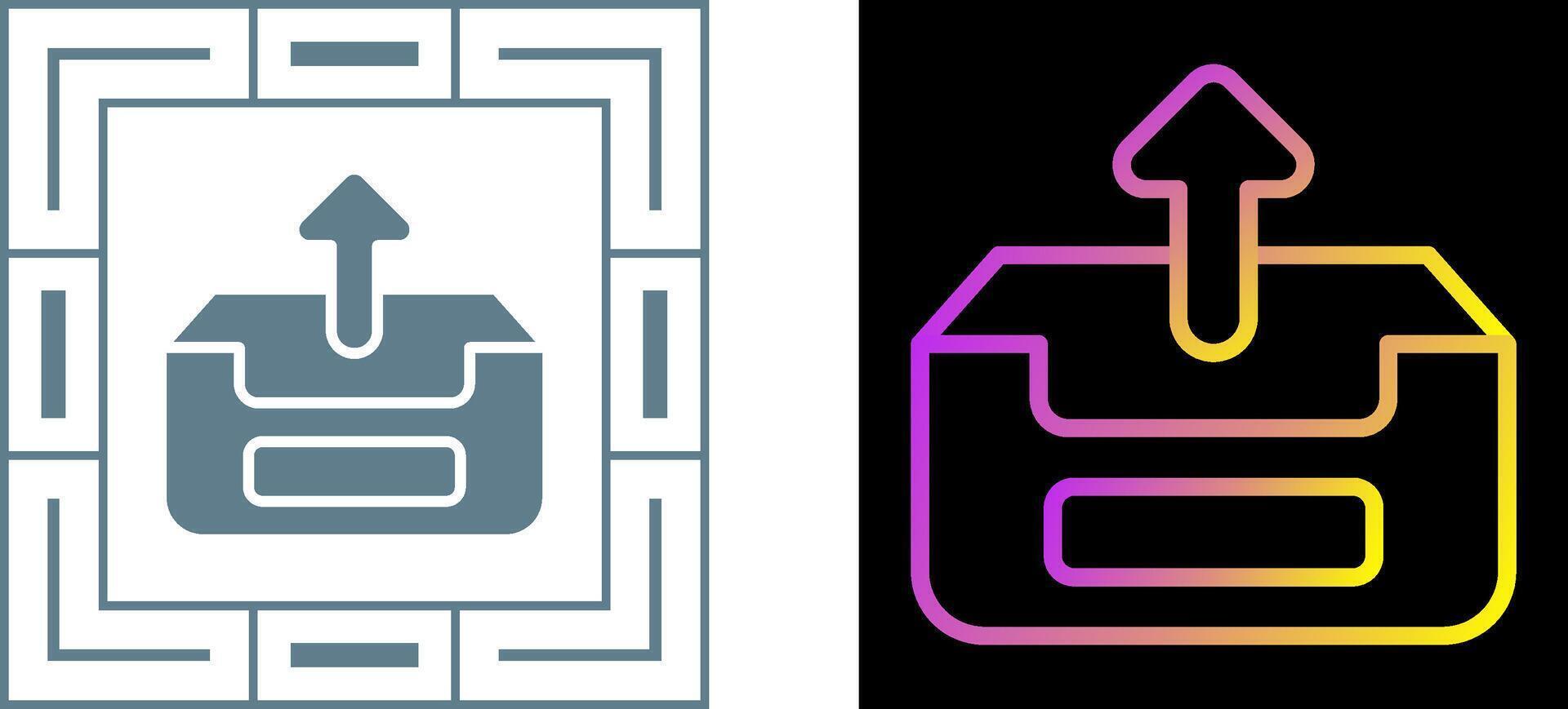 Outbox Vector Icon