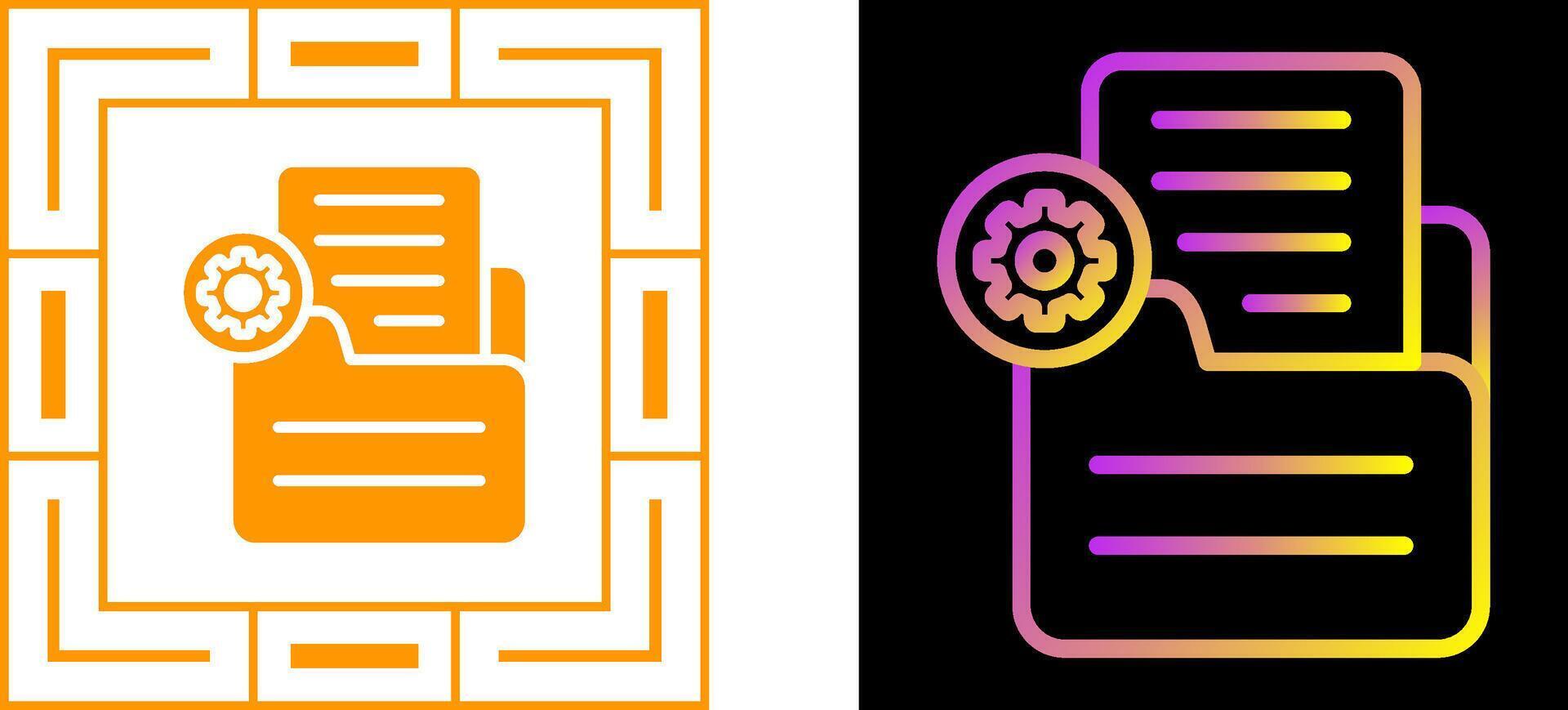 Document Settings Vector Icon