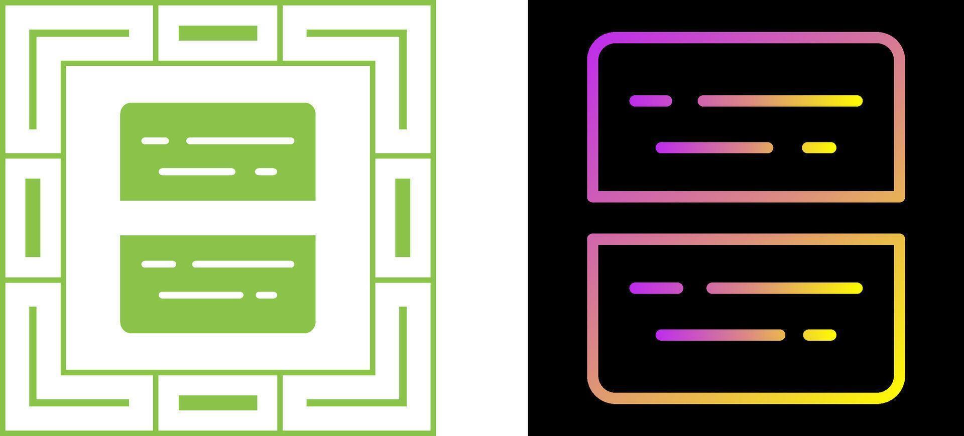 Document Split Vector Icon