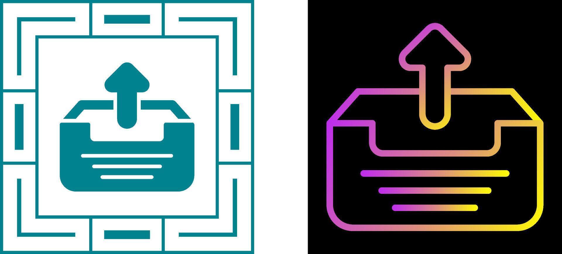 Outbox Vector Icon
