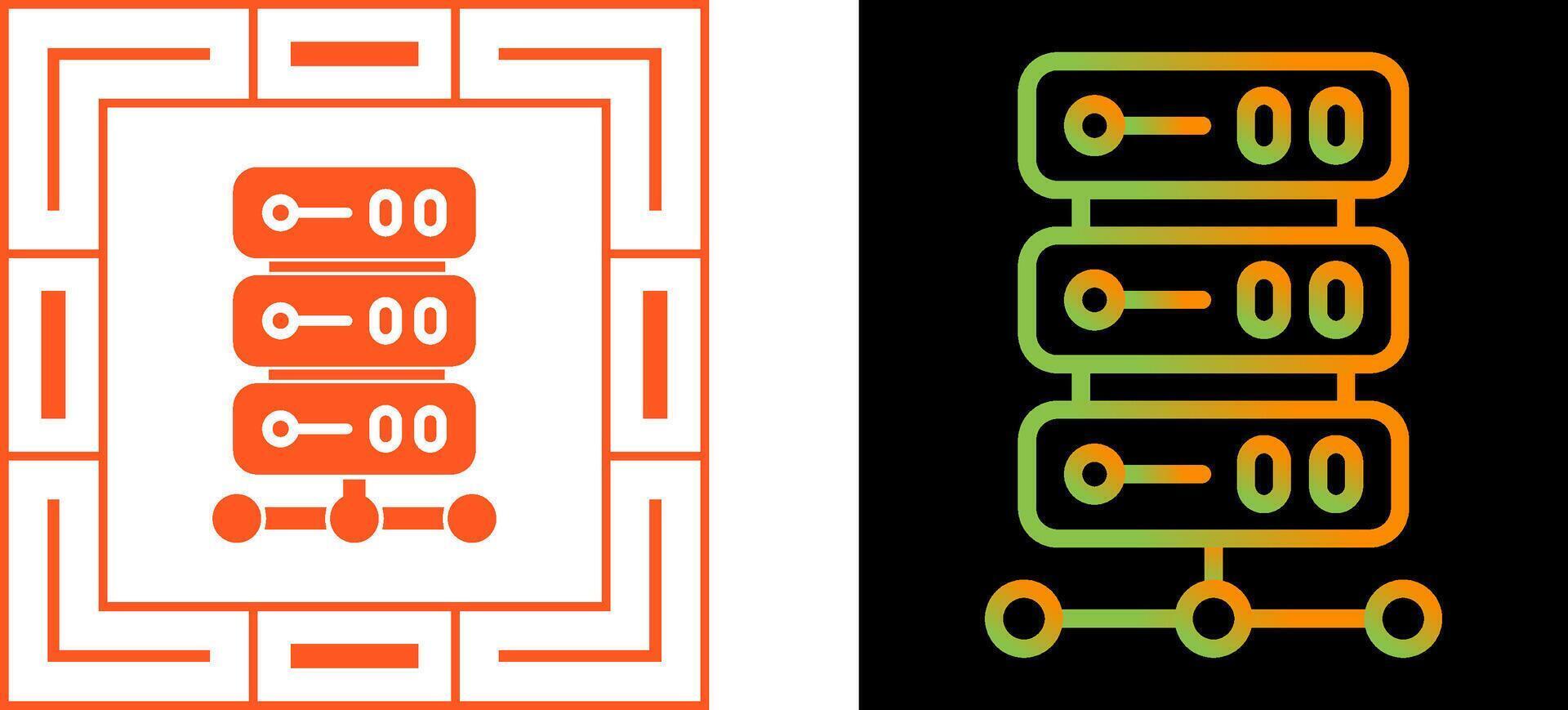 icono de vector de base de datos