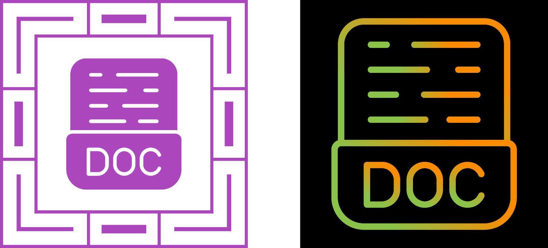 DOC Vector Icon