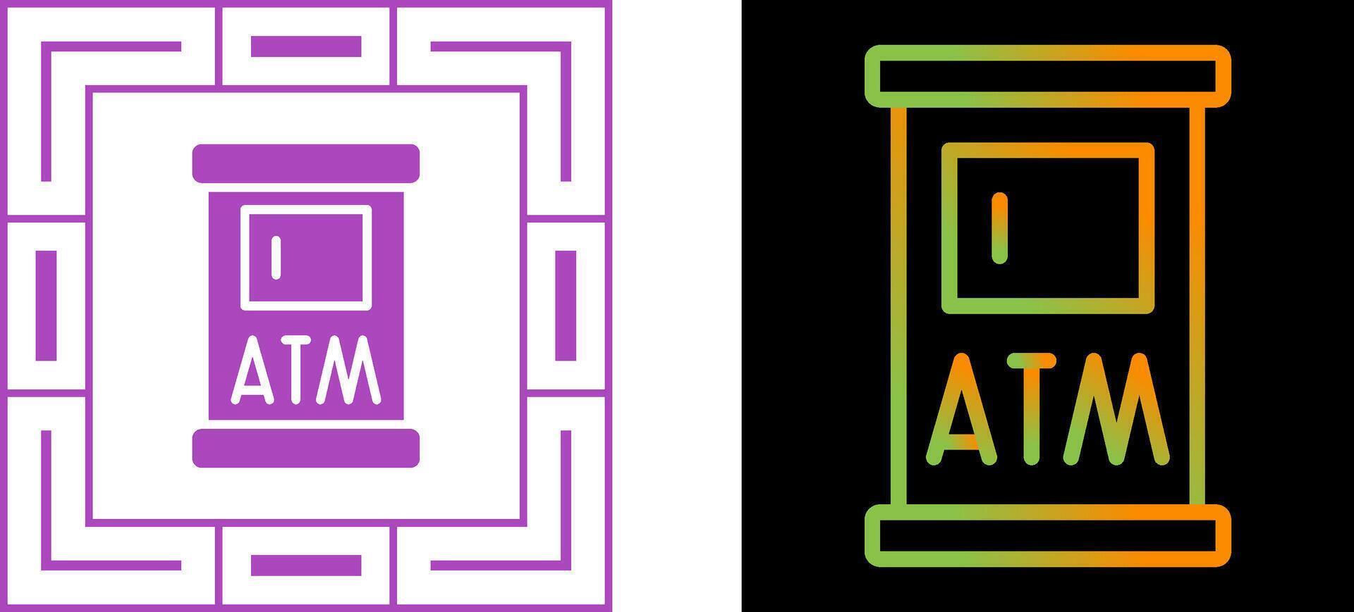Atm Machine Vector Icon