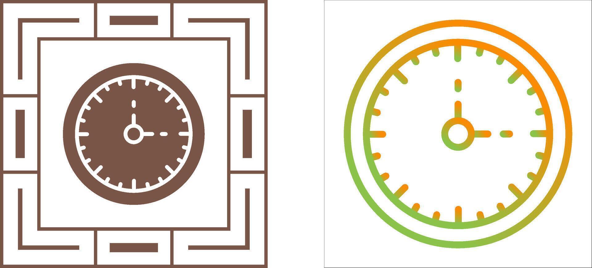 Clock Three Vector Icon