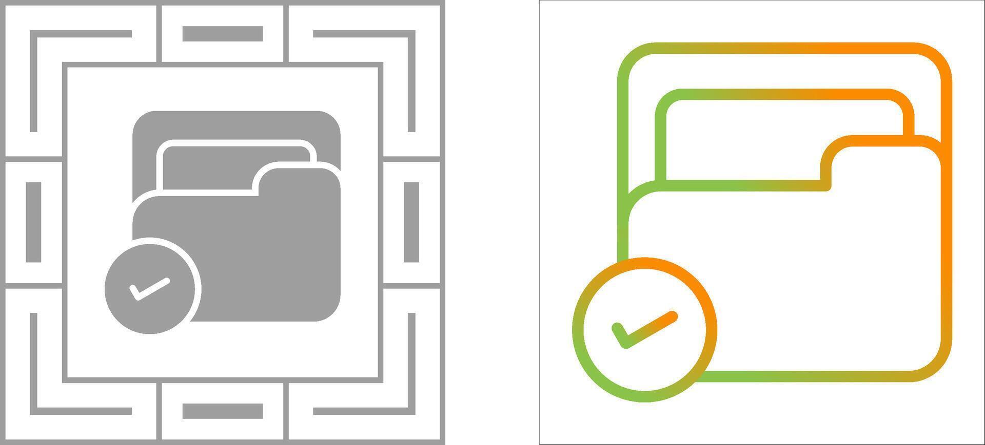Accept Document Vector Icon