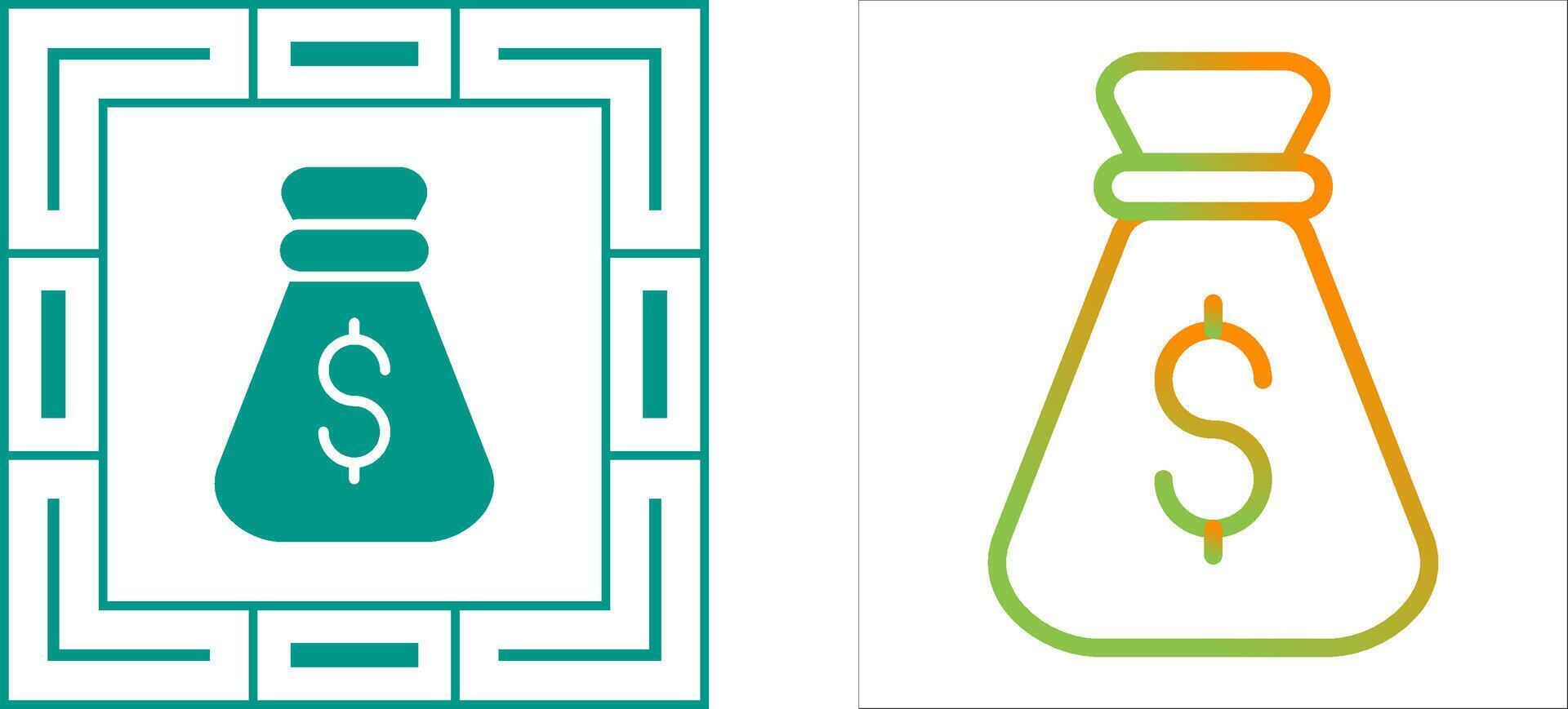 Sack Dollar Vector Icon