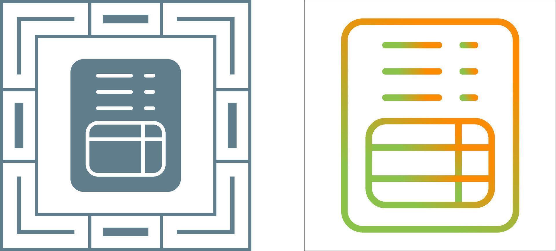 File Invoice Vector Icon