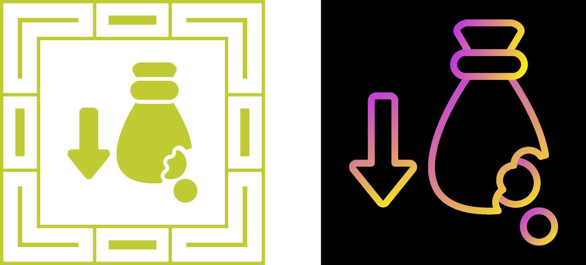 Financial Loss Vector Icon