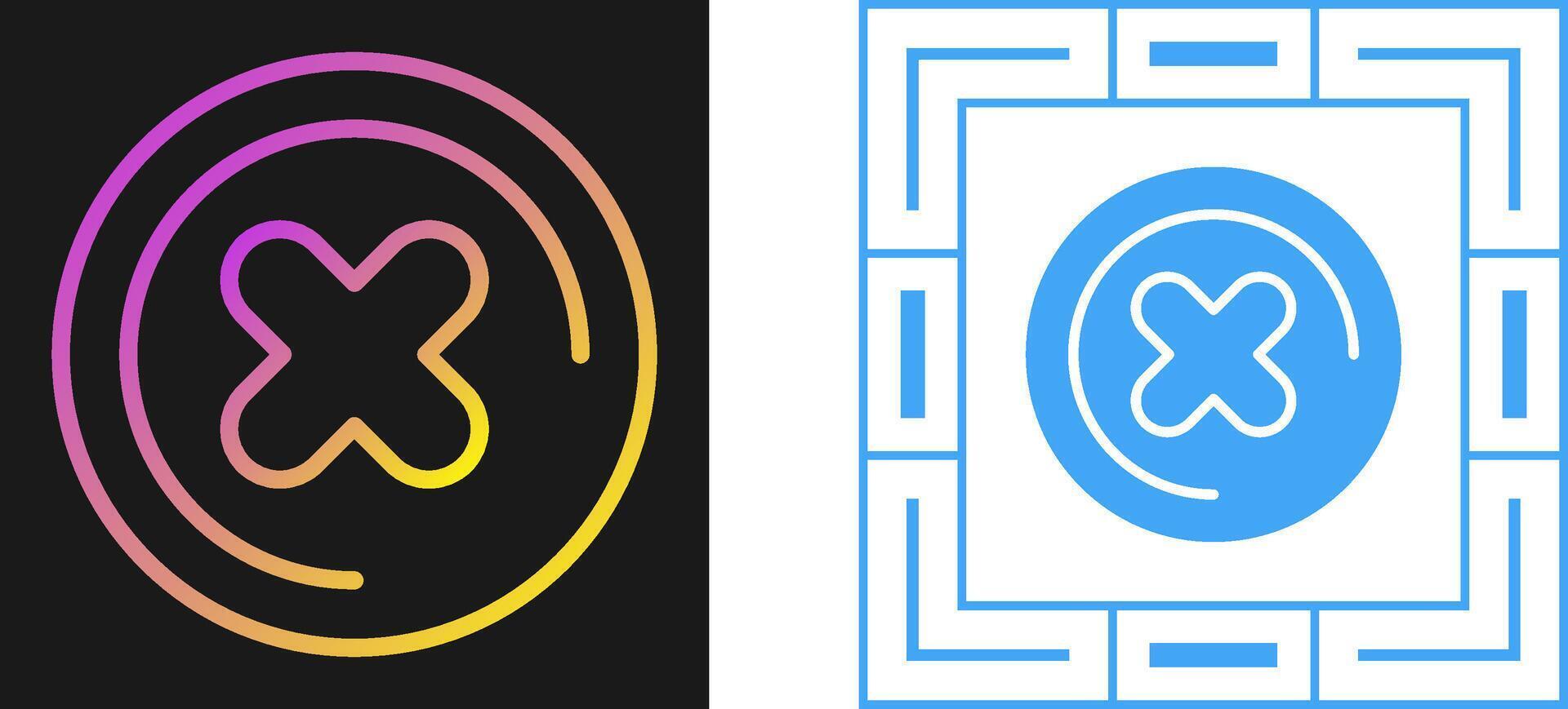 Cross Vector Icon