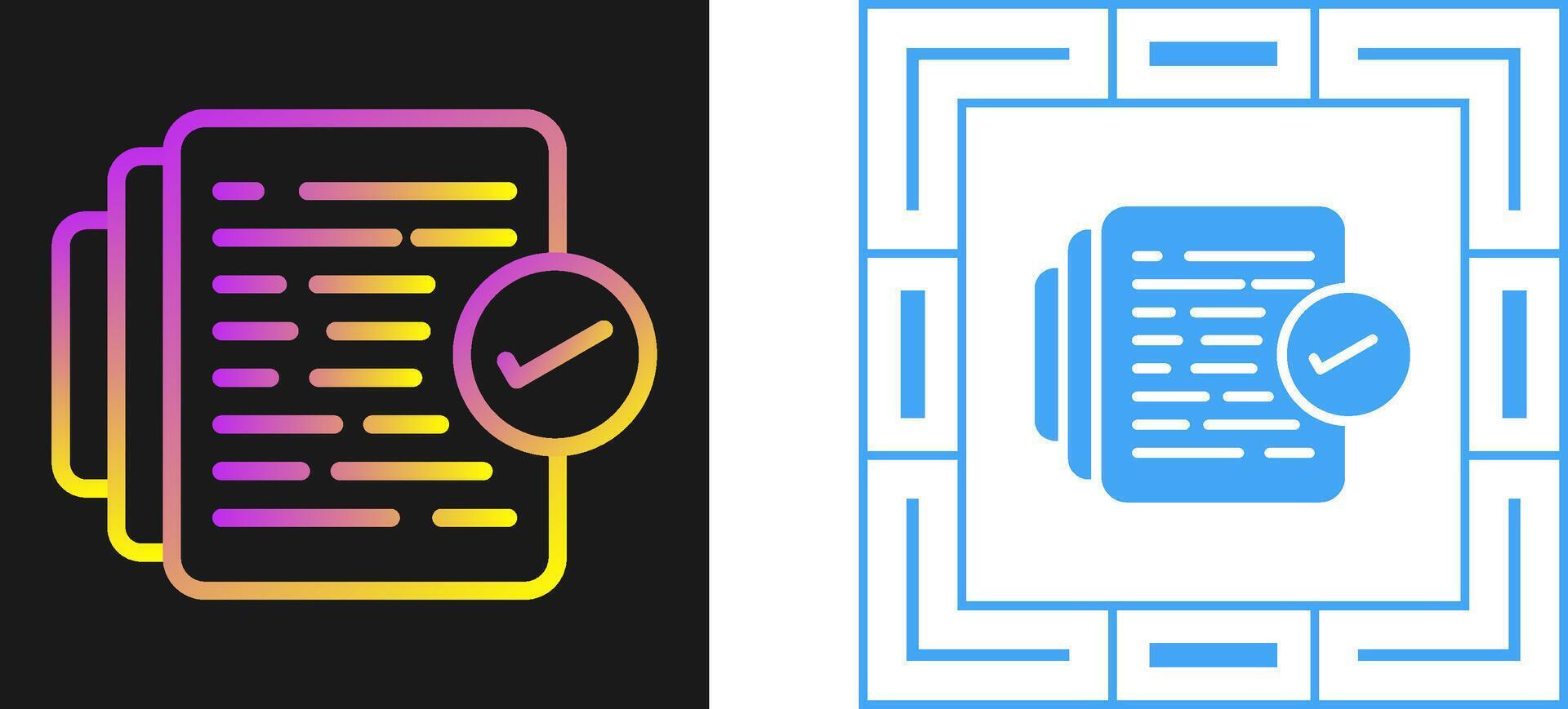 documento versionado vector icono