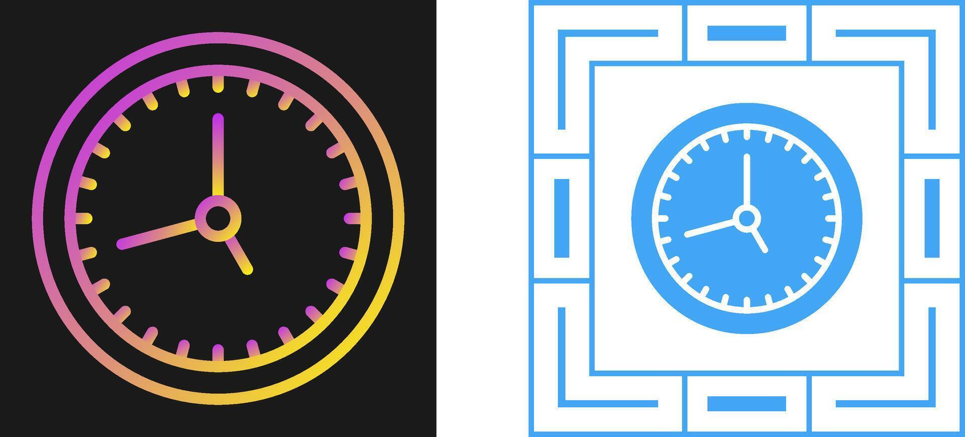 Clock Vector Icon