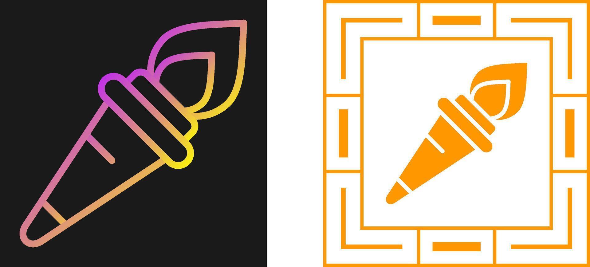 Torch Vector Icon