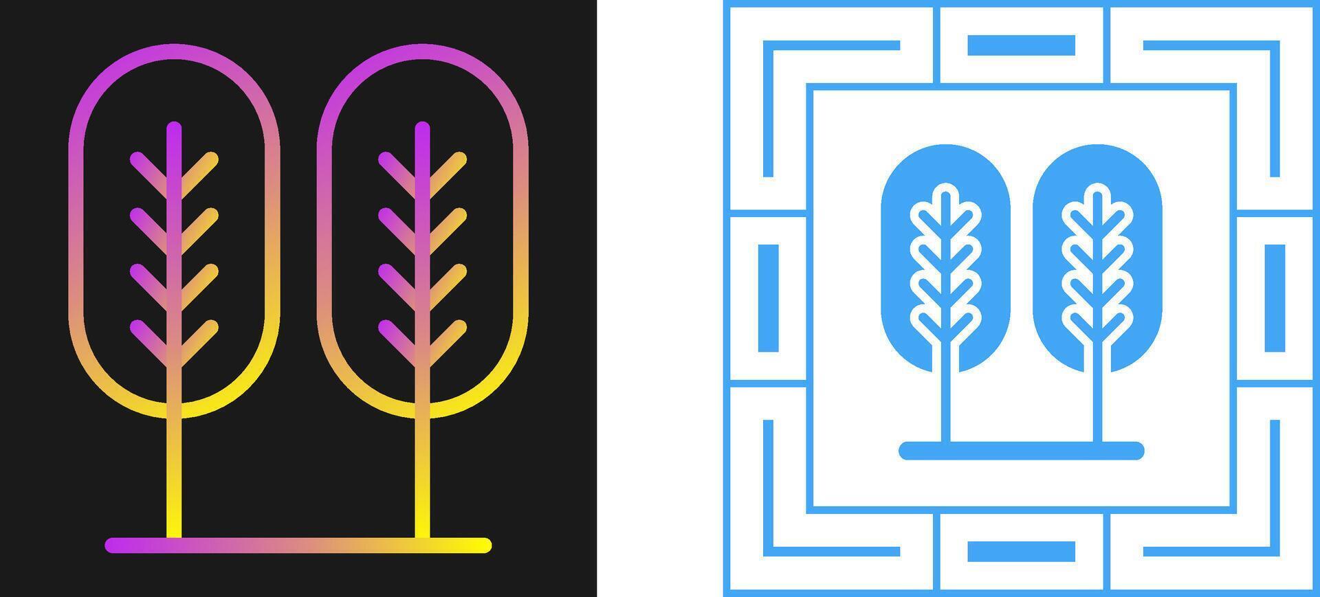 Birch tree Vector Icon