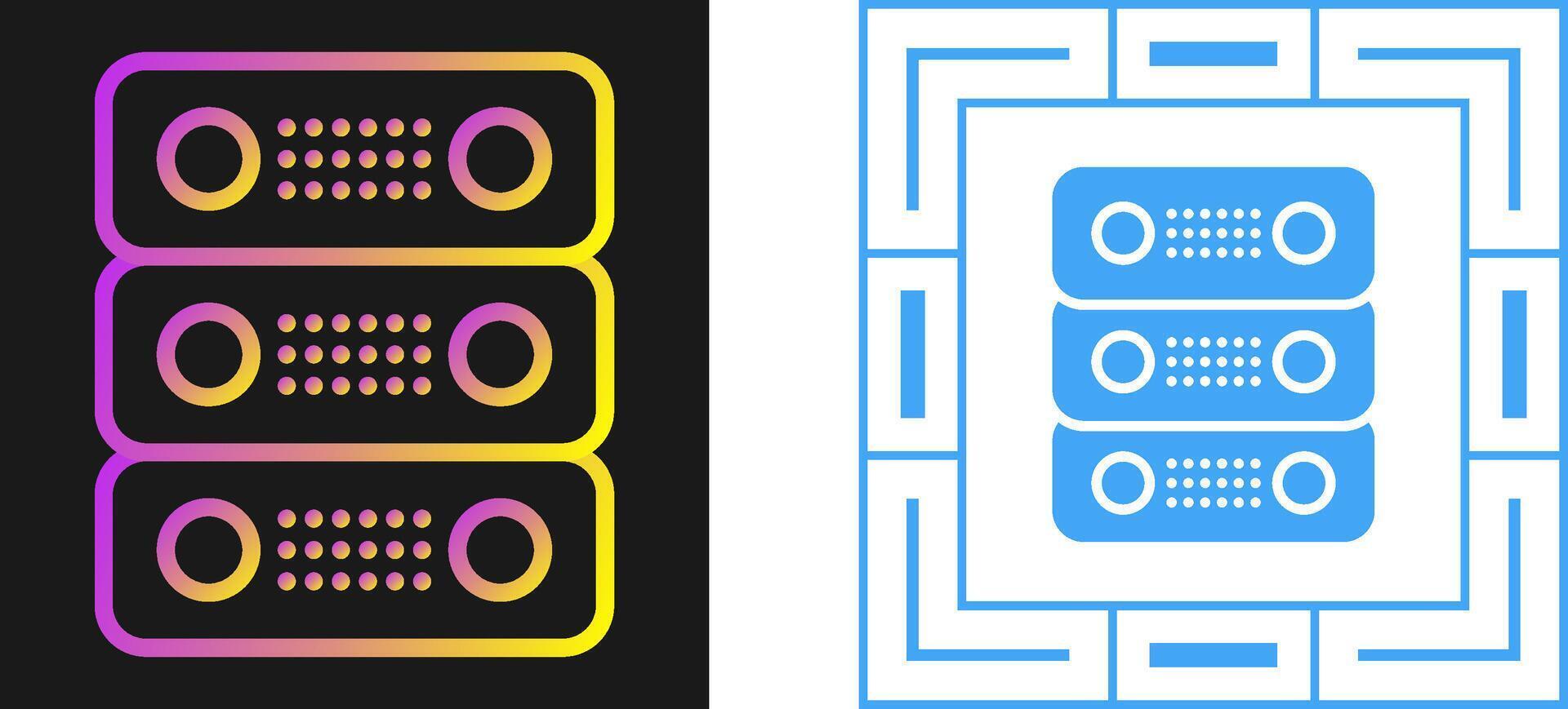 Dedicated Server Vector Icon