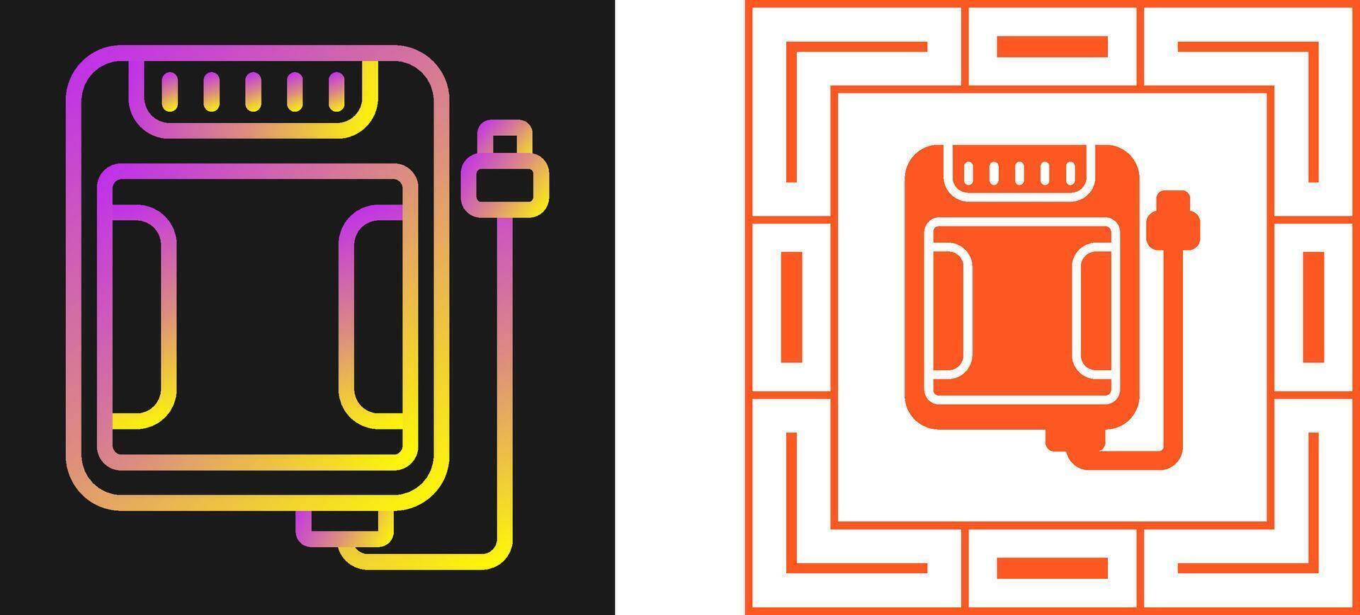 SSD Storage Vector Icon